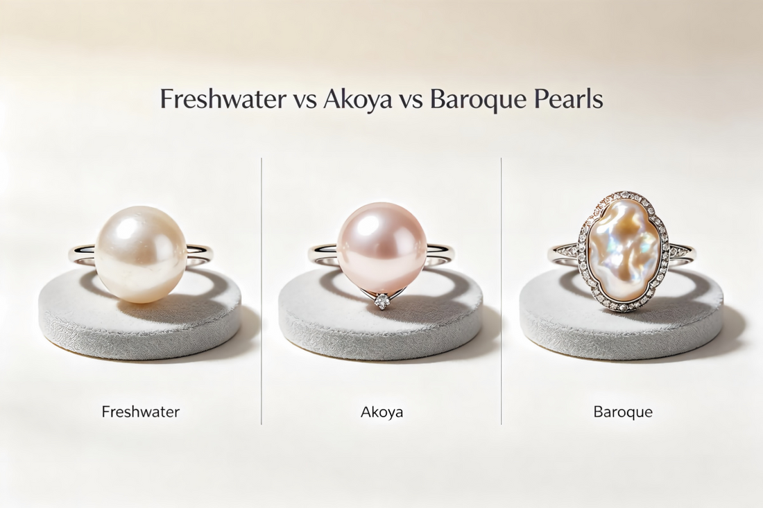 Freshwater vs Akoya vs Baroque Pearls: What's the Difference?