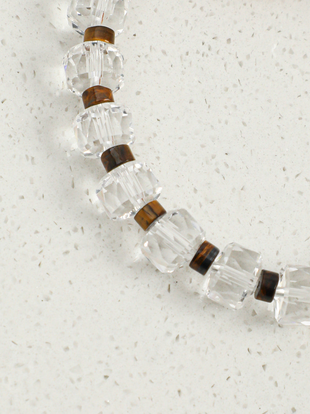 Citrine & Button Baroque Pearl Bracelet — citrine, yellow jade, tiger's eye, baroque pearl, sterling silver | SENLORE