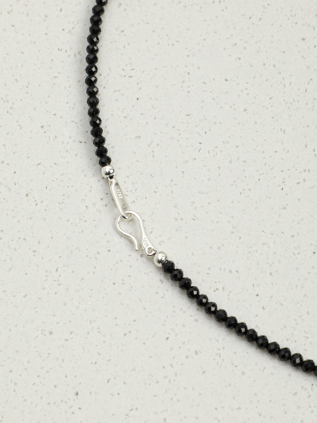 Black Tourmaline & Pearl Pendant Necklace — black tourmaline, pearl, tiger's eye, sterling silver | SENLORE