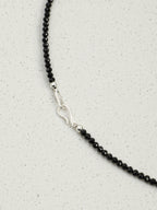 Black Tourmaline & Pearl Pendant Necklace — black tourmaline, pearl, tiger's eye, sterling silver | SENLORE