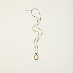 Citrine & Zircon Pendant Necklace — citrine, zircon, sterling silver | SENLORE