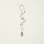 Amethyst & Zircon Pendant Necklace — amethyst, zircon, sterling silver | SENLORE