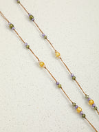 Citrine & Zircon Pendant Necklace — citrine, zircon, sterling silver | SENLORE
