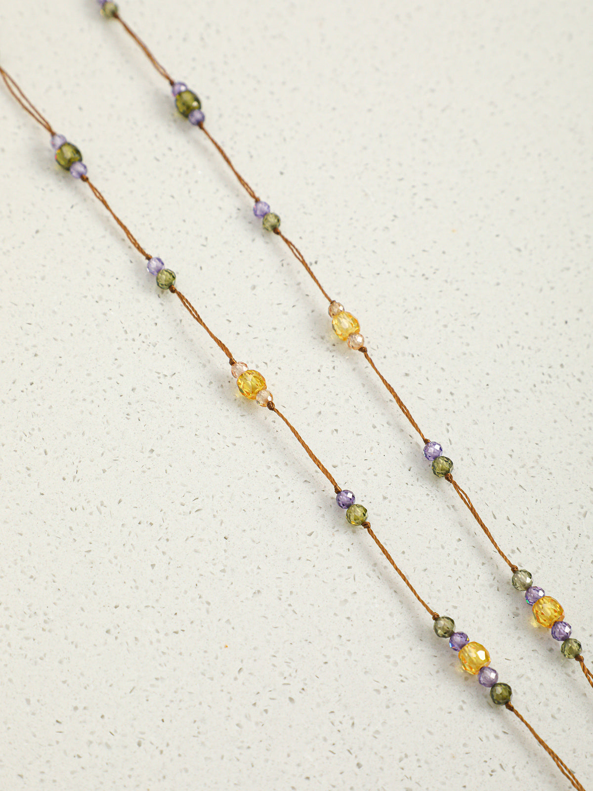 Citrine & Zircon Pendant Necklace — citrine, zircon, sterling silver | SENLORE