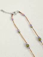 Citrine & Zircon Pendant Necklace — citrine, zircon, sterling silver | SENLORE