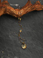 Citrine & Zircon Pendant Necklace — citrine, zircon, sterling silver | SENLORE