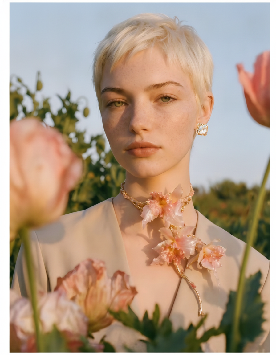 Unique Design Pearl Earrings