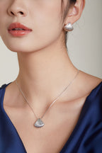 Shell-Shape Drop Earrings — 18K Gold Vermeil & Sterling Silver | SENLORE