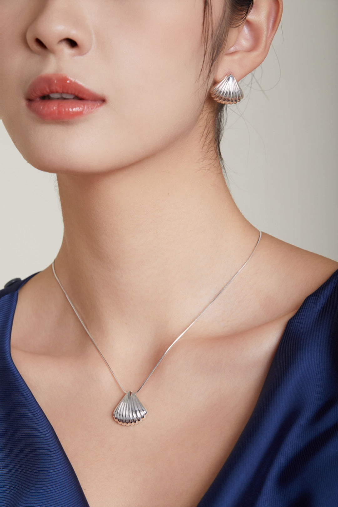 Shell-Shape Drop Earrings — 18K Gold Vermeil & Sterling Silver | SENLORE
