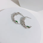 Woven Hetian Jade Earrings — Hetian Jade & 18K Gold Vermeil | SENLORE