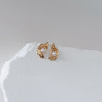 Statement Pearl Earrings — Pearl, Sterling Silver & 18K Gold Vermeil | SENLORE