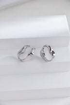 Two-Tone Drop Earrings — Two-Tone Sterling Silver & 18K Gold Vermeil | SENLORE