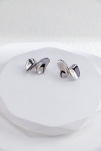 Two-Tone Drop Earrings — Two-Tone Sterling Silver & 18K Gold Vermeil | SENLORE