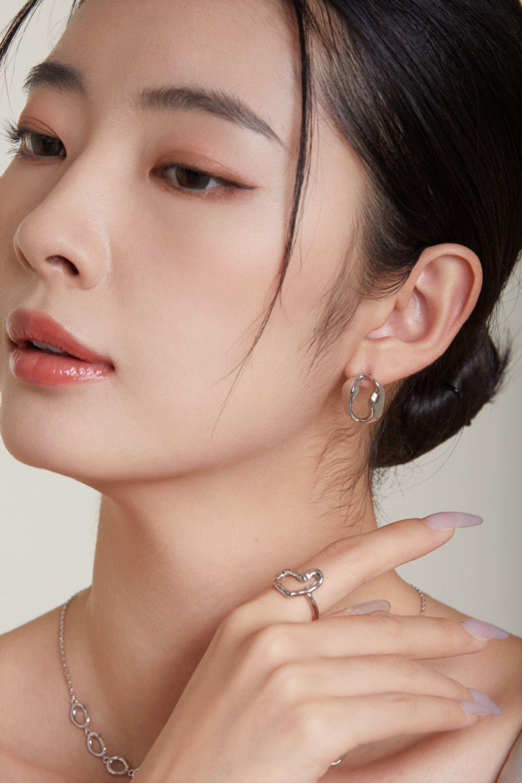 Two-Tone Drop Earrings — Two-Tone Sterling Silver & 18K Gold Vermeil | SENLORE