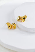 Two-Tone Drop Earrings — Two-Tone Sterling Silver & 18K Gold Vermeil | SENLORE