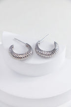 Horn-Texture Drop Earrings — 18K Gold Vermeil & Sterling Silver | SENLORE
