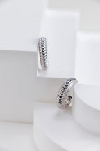 Horn-Texture Drop Earrings — 18K Gold Vermeil & Sterling Silver | SENLORE