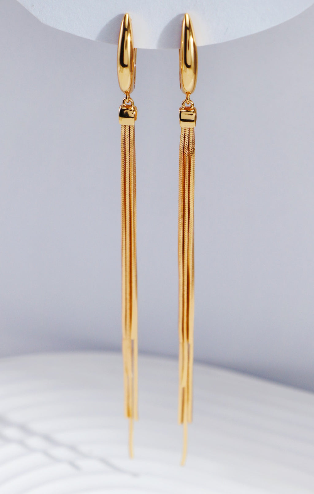 Tassel Drop Earrings — Sterling Silver Tassel | SENLORE