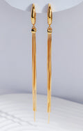 Tassel Drop Earrings — Sterling Silver Tassel | SENLORE