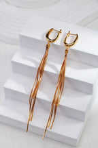 Tassel Drop Earrings — Sterling Silver Tassel | SENLORE