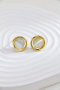 Cat's Eye Drop Earrings — Cat's Eye & 18K Gold Vermeil | SENLORE