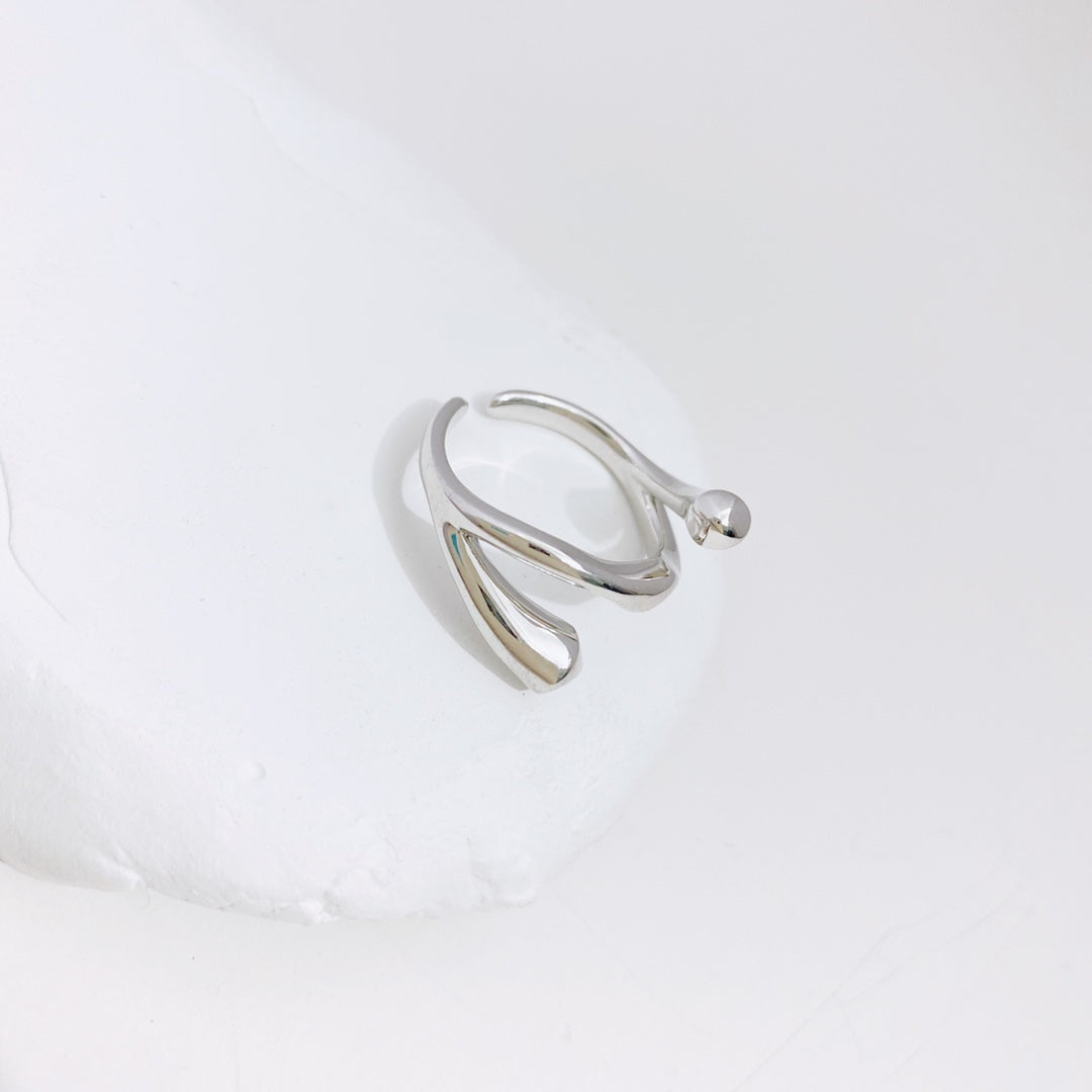 Minimalist Open-Band Ring — S925 Sterling Silver | SENLORE
