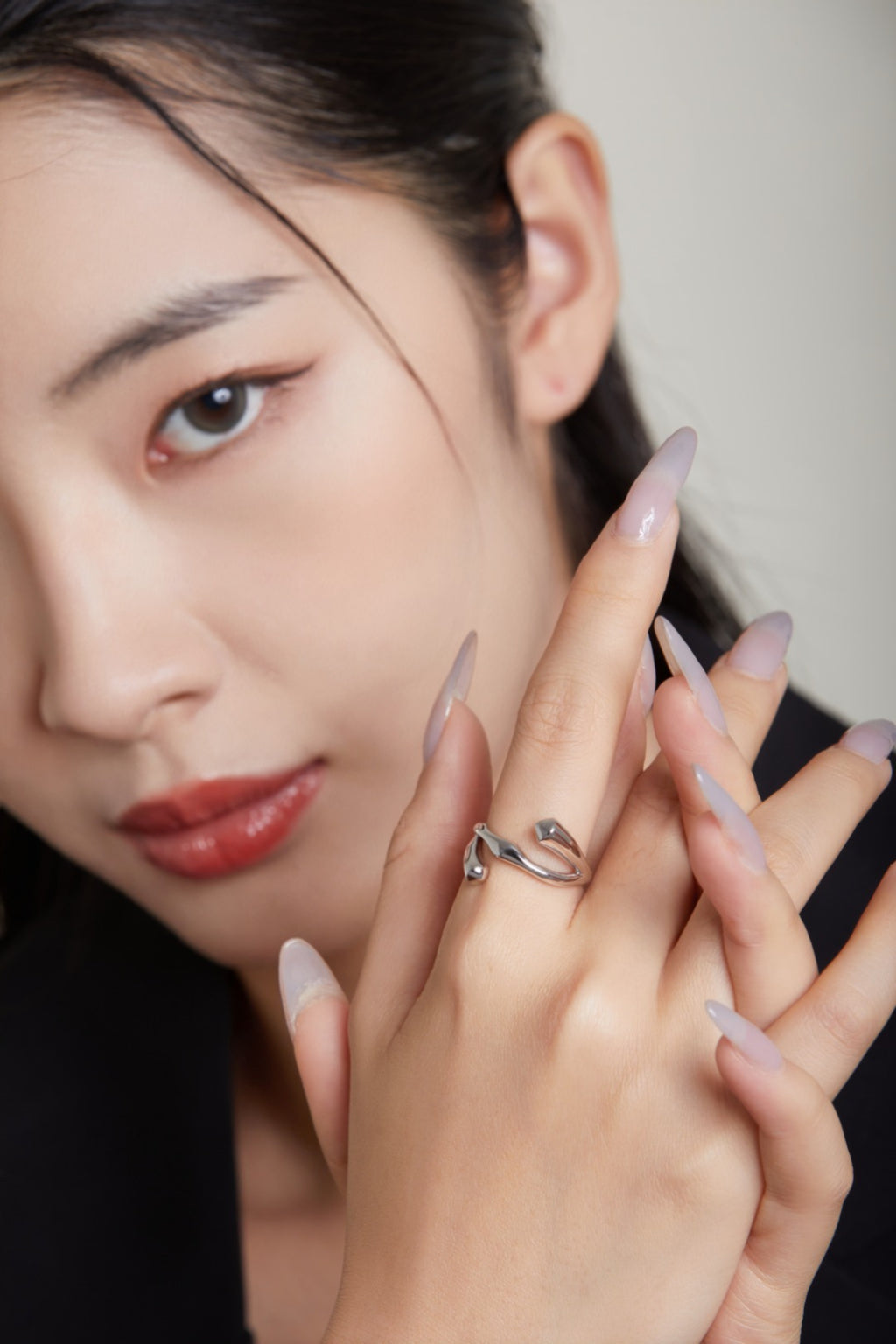 Minimalist Open-Band Ring — S925 Sterling Silver | SENLORE
