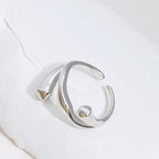 Minimalist Open-Band Ring — S925 Sterling Silver | SENLORE