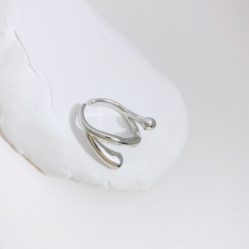 Minimalist Open-Band Ring — S925 Sterling Silver | SENLORE