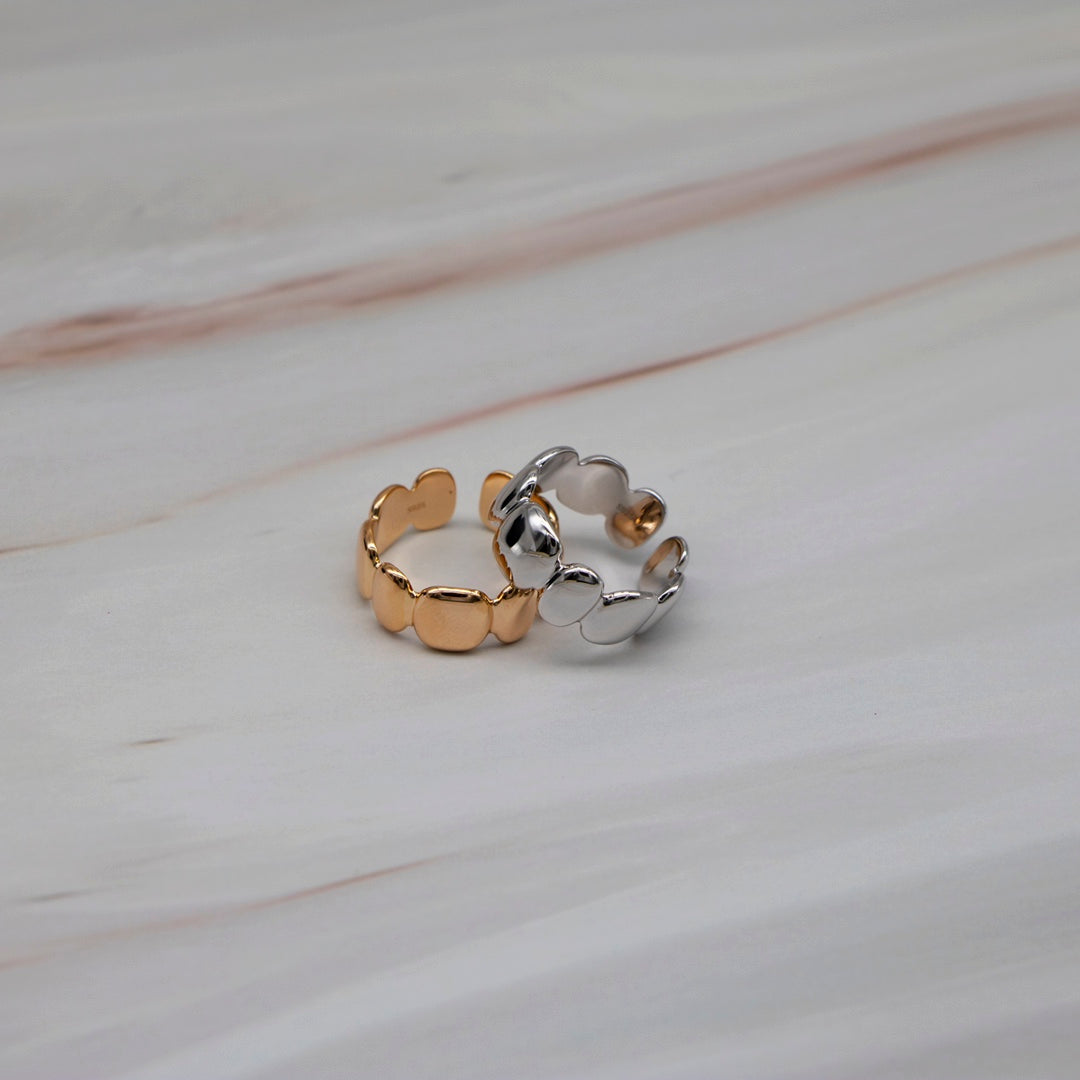 Minimalist Open-Band Sterling Silver Ring — S925 Sterling Silver | SENLORE