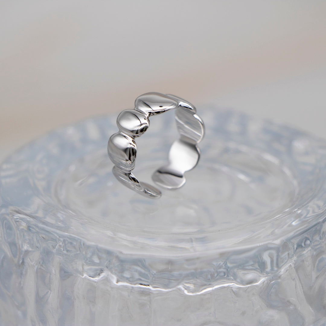 Minimalist Open-Band Sterling Silver Ring — S925 Sterling Silver | SENLORE