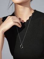 Twist Design Necklace — Sterling Silver | SENLORE