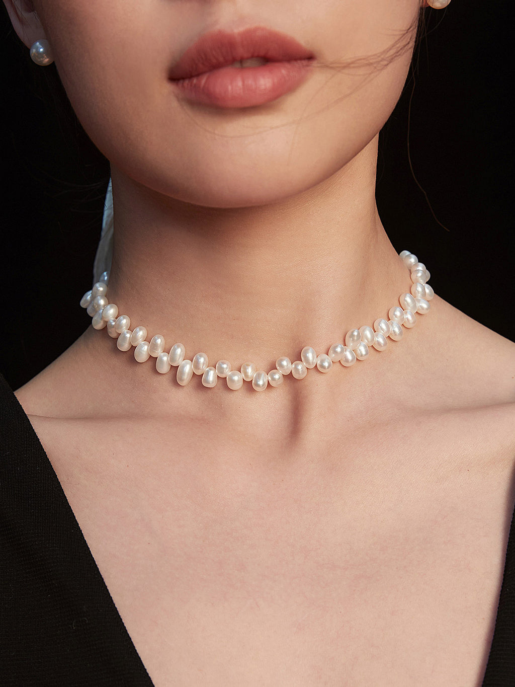 Minimalist Freshwater Pearl Necklace — Pearl & 18K Gold Vermeil | SENLORE
