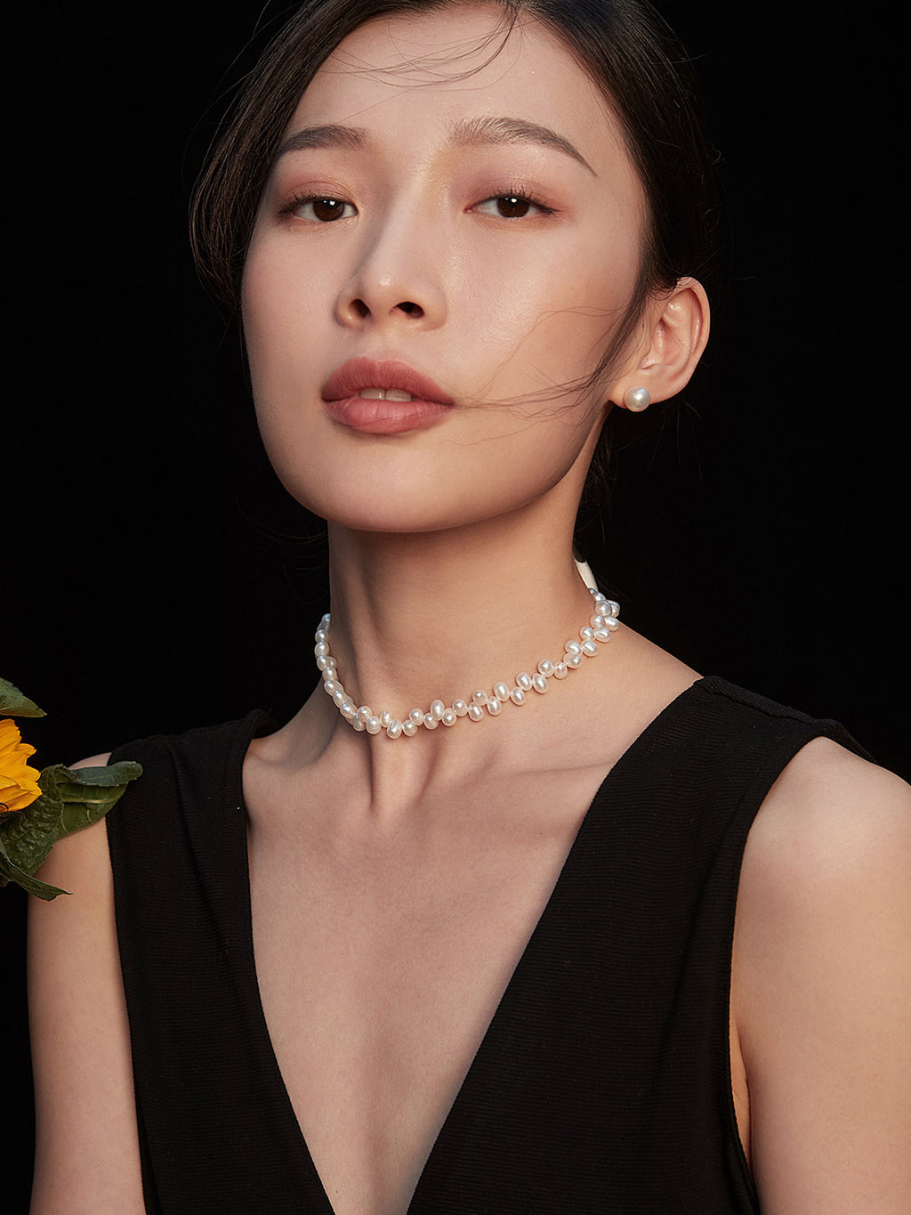 Minimalist Freshwater Pearl Necklace — Pearl & 18K Gold Vermeil | SENLORE