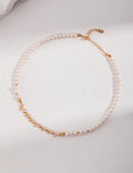 Sterling Silver Teardrop Pearl Necklace