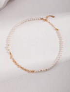 Sterling Silver Teardrop Pearl Necklace