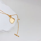 Mother-of-Pearl Lapis Necklace — Mother-of-Pearl, Lapis & 18K Gold Vermeil | SENLORE