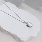 Mother-of-Pearl Pendant Necklace — Mother-of-Pearl & 18K Gold Vermeil | SENLORE