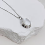 Mother-of-Pearl Pendant Necklace — Mother-of-Pearl & 18K Gold Vermeil | SENLORE
