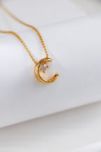 Diamond-Lattice Zirconia Necklace — Cubic Zirconia & 18K Gold Vermeil | SENLORE