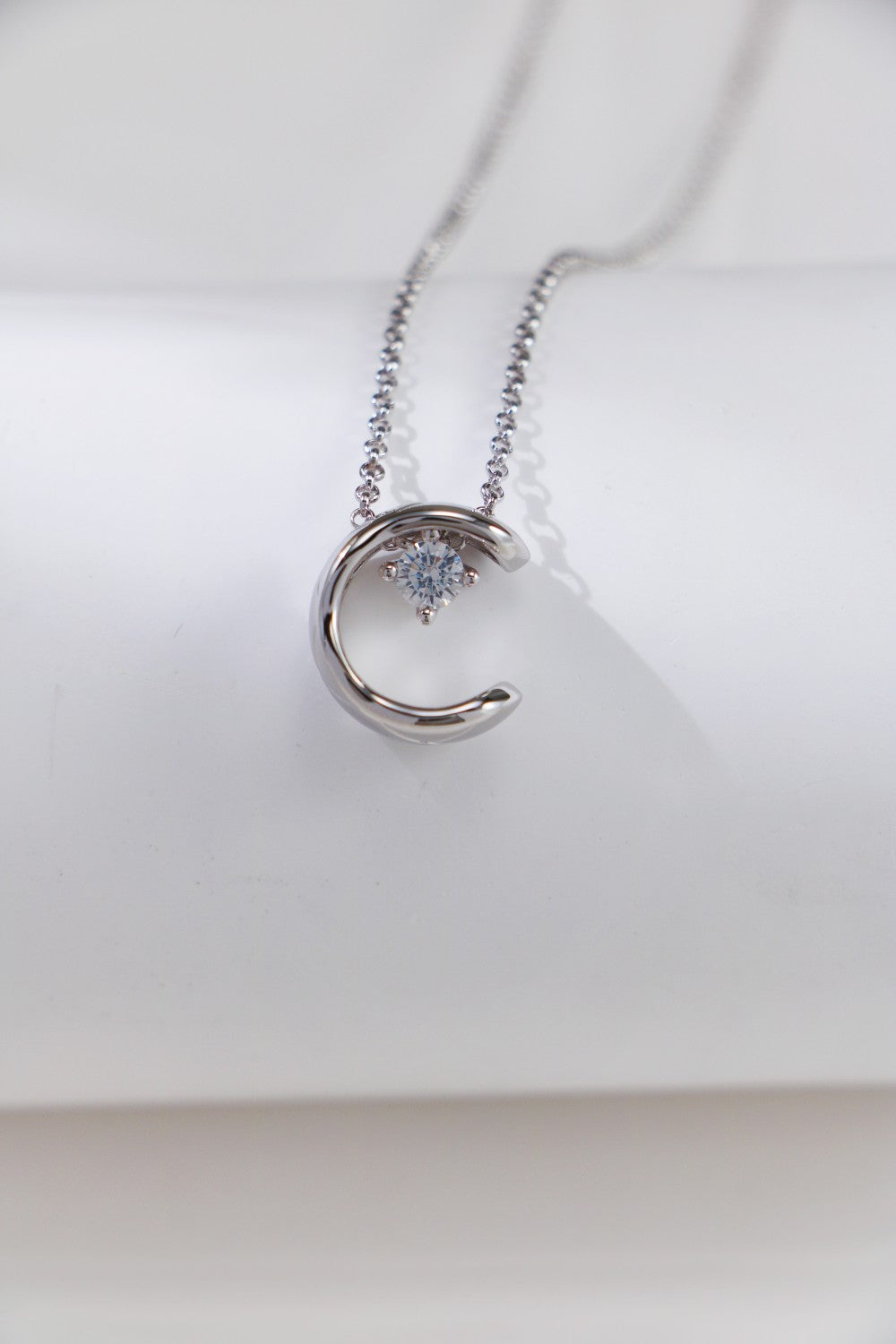 Diamond-Lattice Zirconia Necklace — Cubic Zirconia & 18K Gold Vermeil | SENLORE