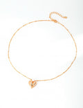 Heart Pearl Necklace — Sterling Silver, 18K Gold Vermeil, natural freshwater pearl | SENLORE