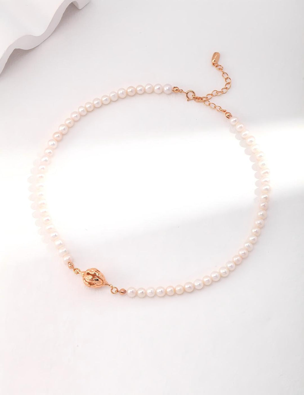 Flower Cluster Pearl Necklace — Sterling Silver, 18K Gold Vermeil, natural freshwater pearl | SENLORE