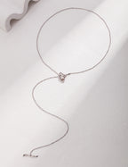 Ginkgo Leaf Pearl Necklace — Sterling Silver, 18K Gold Vermeil, natural freshwater pearl | SENLORE
