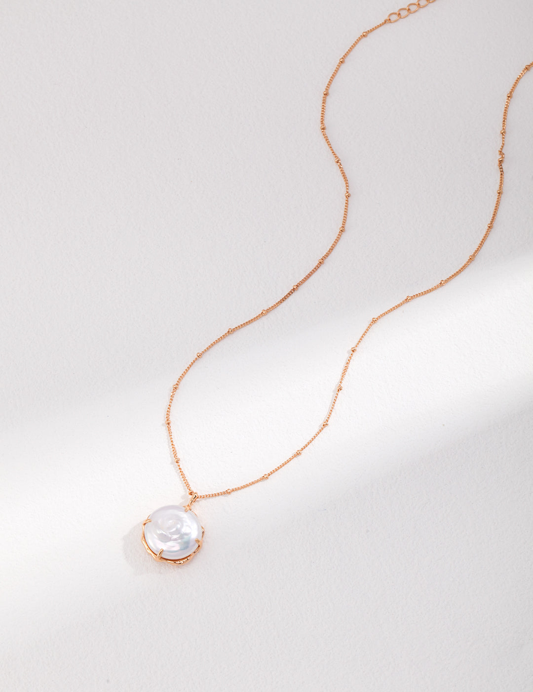 Baroque Vine Pearl Necklace — 18K Gold Vermeil, natural baroque pearl | SENLORE