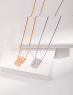 Minimal Sun God Zircon Earrings — Sterling Silver, 18K Gold Vermeil, cubic zirconia | SENLORE
