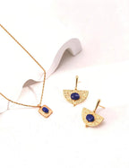 Lapis Lazuli Necklace — 18K Gold Vermeil, lapis lazuli | SENLORE