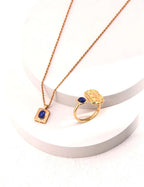 Lapis Lazuli Necklace — 18K Gold Vermeil, lapis lazuli | SENLORE