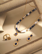 Lapis Lazuli Necklace — 18K Gold Vermeil, lapis lazuli | SENLORE