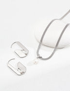 Minimal Pearl Pendant Necklace — Sterling Silver, 18K Gold Vermeil, natural freshwater pearl | SENLORE